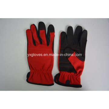 Work Glove-Synthetic Leather Glove-Safety Glove-Protective Glove-Construction Glove-Weight Lifting Glove